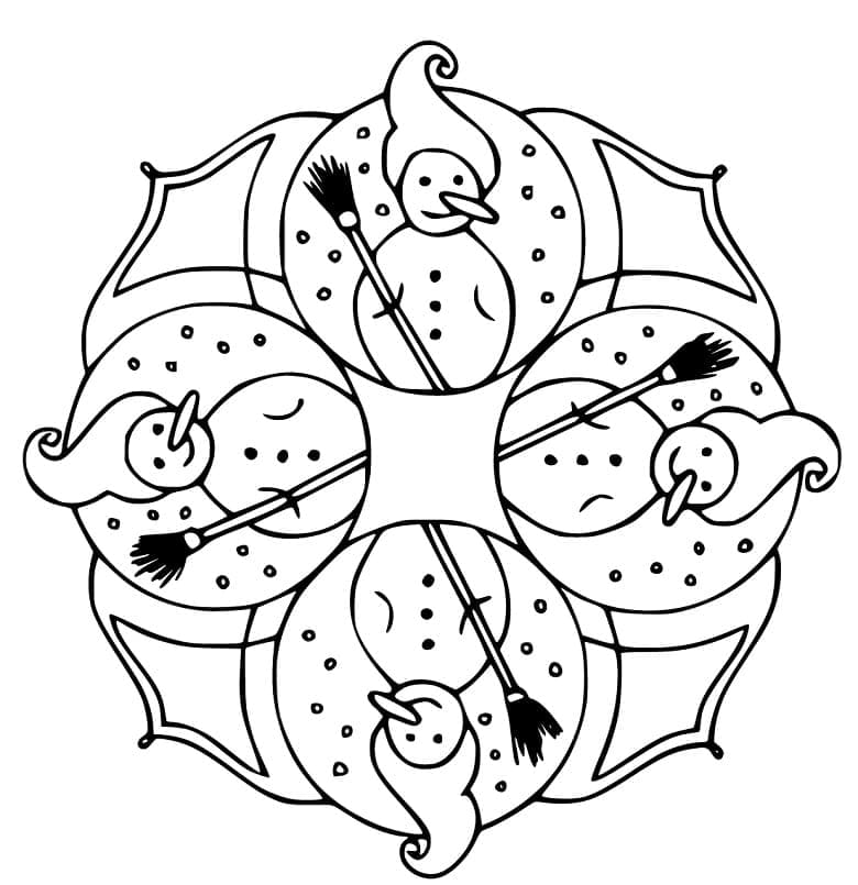 Mandalas de Noël 21
